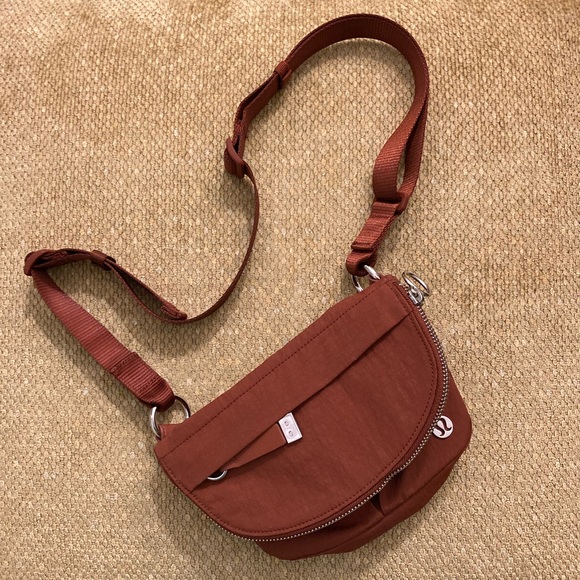 lululemon athletica Handbags - Lululemon All Night Festival Bag *Micro Dark Terracotta